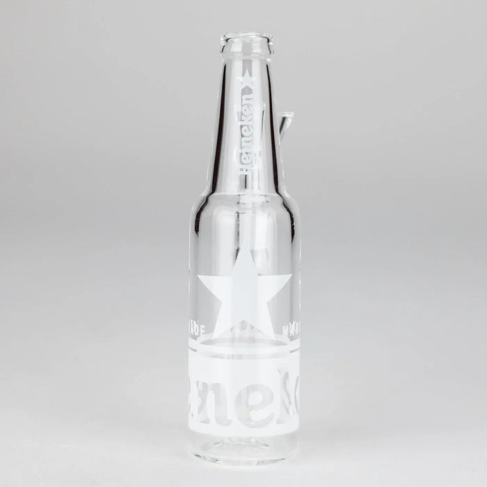 6″ Beer Bottle Design Glass Bong