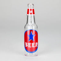 6″ Beer Bottle Design Glass Bong