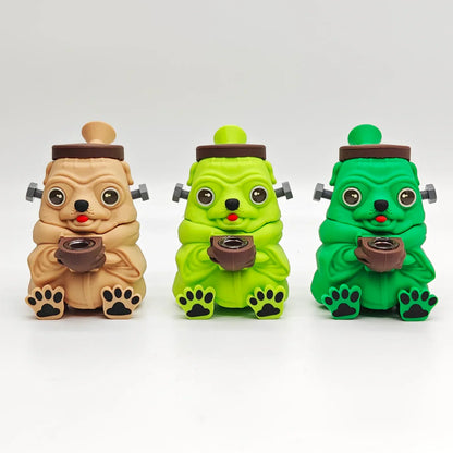 5.5" Pug Silicone Water Pipe