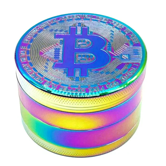 Bitcoin - 63mm 4-Pc Herb Grinder