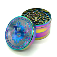 Bitcoin - 63mm 4-Pc Herb Grinder
