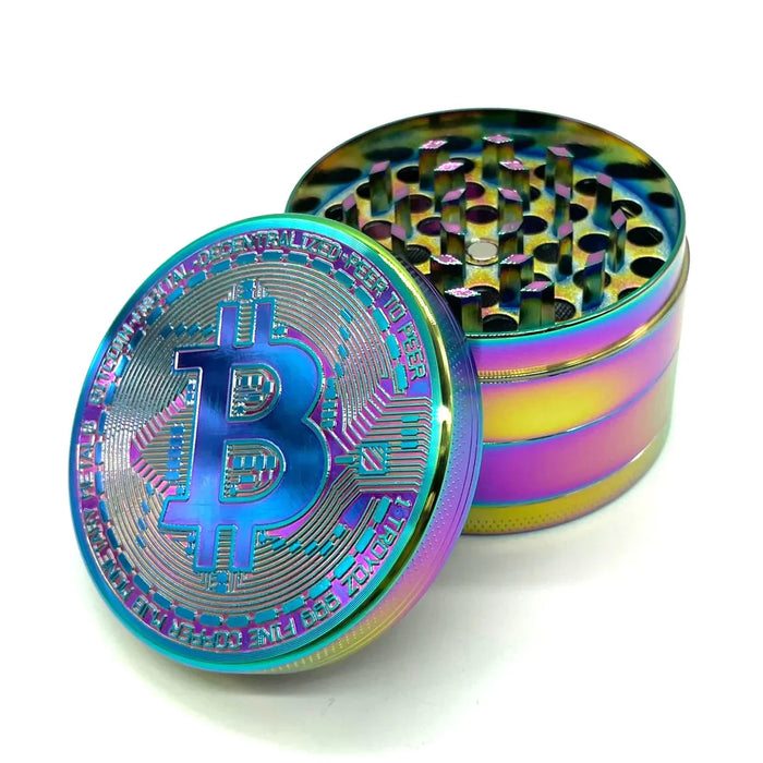 Bitcoin - 63mm 4-Pc Herb Grinder