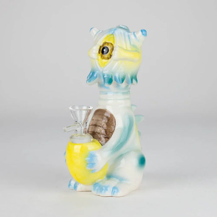 7″ Vintage Cyclops Monster Shape Ceramic Bong