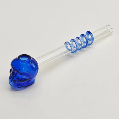 5″ Coloured Skull Oil Burner Pipe