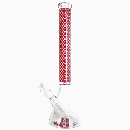 20" 9mm Designer Glow in the Dark Glass Bong