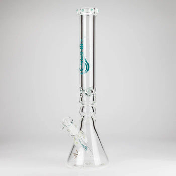 Genie - 19.5" 9mm Curved Shaft Glass Beaker Bong