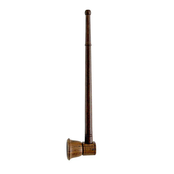 9" Classic Long-Style Design Wooden Pipe