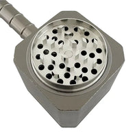 Hammer Style 4-Pc Metal Grinder w/ Built-In Pipe