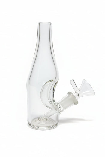 Mini Toke Bottle Glass Bubbler