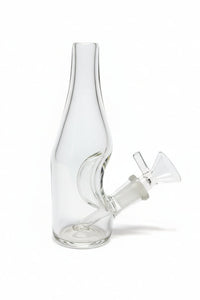 Mini Toke Bottle Glass Bubbler