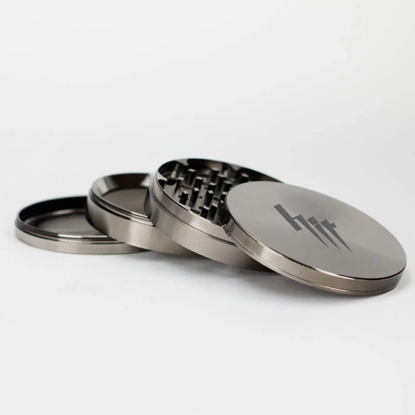 HIT - 100mm 4-Pc Zinc Gun Metal Grinder