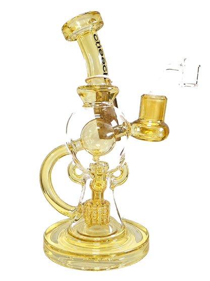 Recycleur fumé Cheech Glass 8"