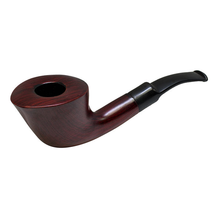 Pipe à tabac en bois de style bambou marron