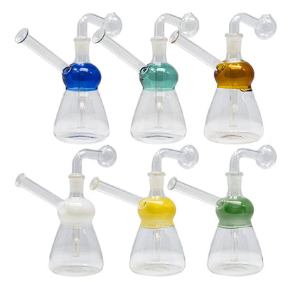 Bongs à huile en verre de 6 pouces