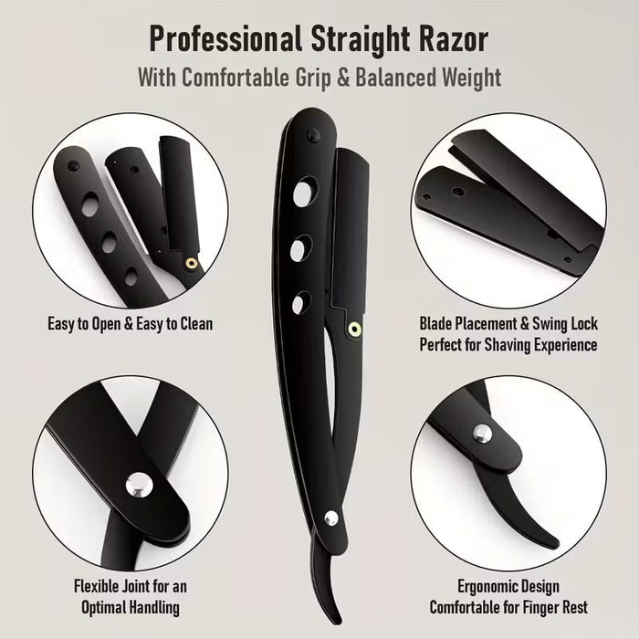 Classic Foldable Straight Razor