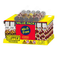 Clipper Lighter - Skull Fire