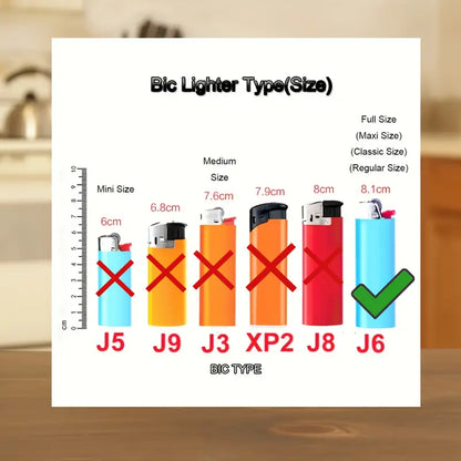 Glossed Magma Bone Lighter Cover
