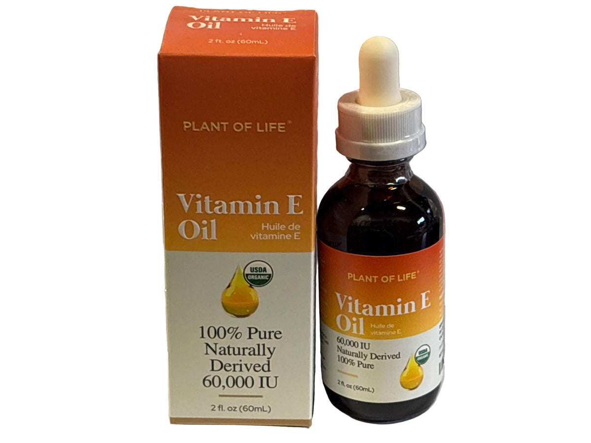 Plant Of Life - 2oz Vitamin E Oil Natural Face, Skin & Hair Care