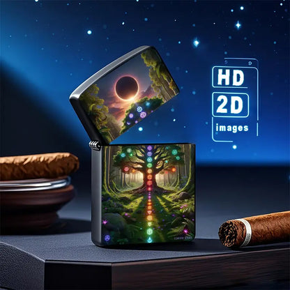 2D Forest Chakra Symbols Lighter Shell