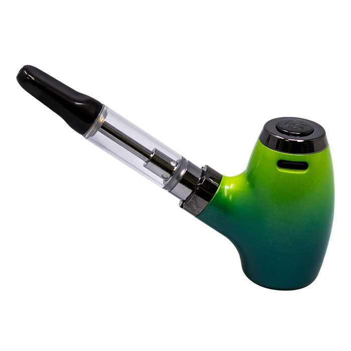 Green & Teal Sherlock Pipe Shaped 510 Cartridge Battery