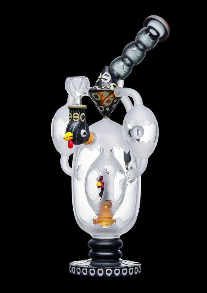Cheech - 14.5" Rooster in a Bubble Deluxe Bong