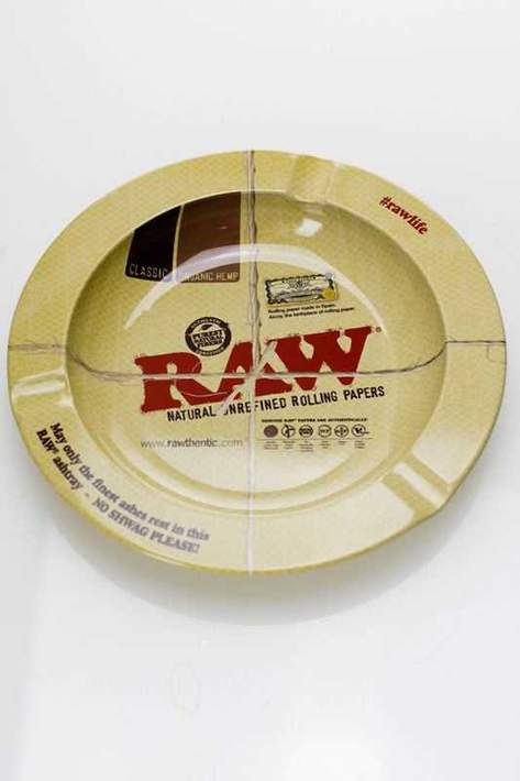 RAW Metal Ashtray with Magnetic Backing