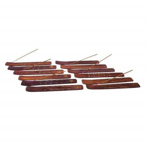 ZenN - Sheesham Wood Incense Ash Catcher Set