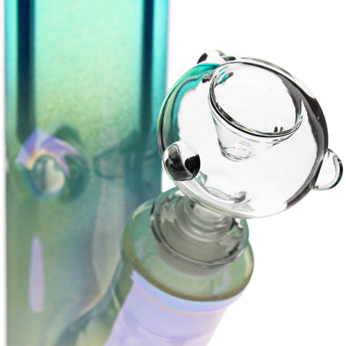 Plain Jane Glass - Bong droit diffus Aqua 16"