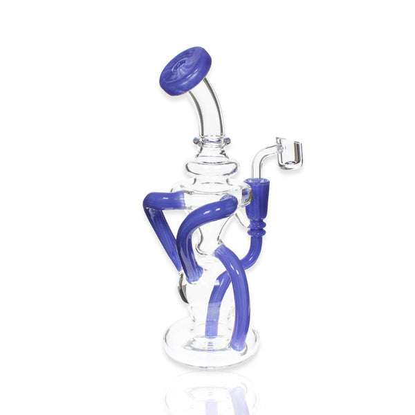 Plain Jane Glass 9" Trophy Recycler Rig