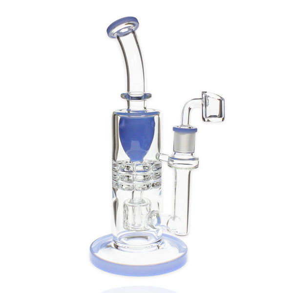 Plain Jane Glass 9.5" Showerhead Perc Recycler Rig