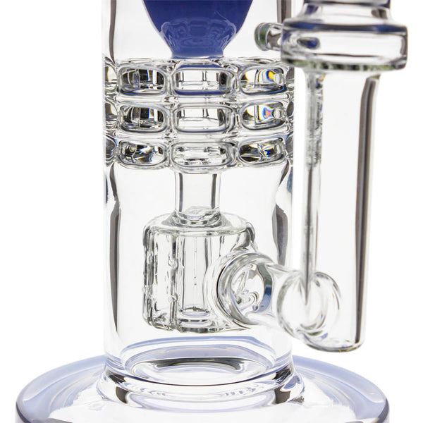 Pommeau de douche en verre Plain Jane 9,5" Perc Recycler Rig