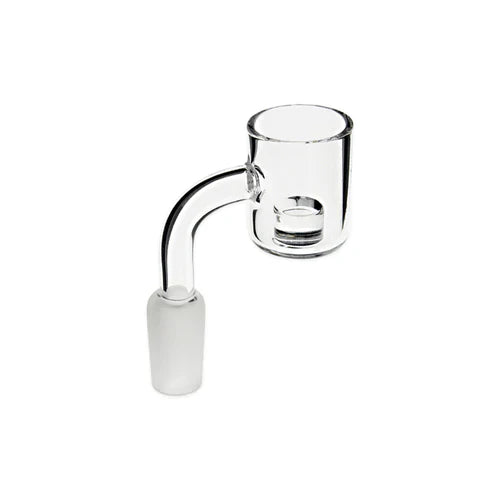 14mm 90 Degree Flat Domeless Banger w/ Thermal Core - Male