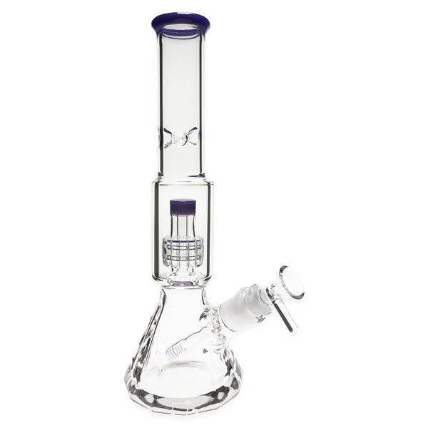 Plain Jane Glass 12.5" Diamond Showerhead Beaker Bong