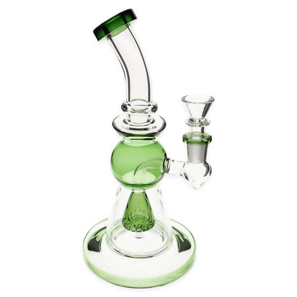 Plain Jane Glass 9" Cone Perc Sphered Bubbler