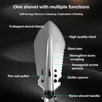 Rugged Multi-Functional Camping Mini Shovel