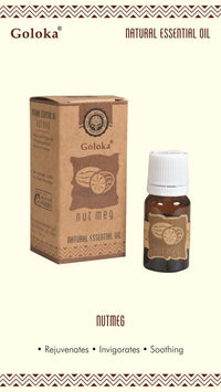 Goloka - Nutmeg Natural & Undiluted Essential Oil 10ml