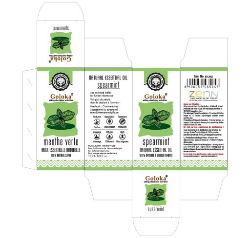 Goloka - Spearmint Natural & Undiluted Essential Oil 10ml