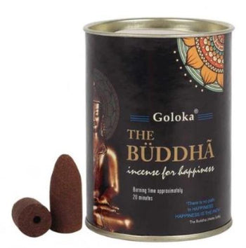Goloka Backflow Cones - The Buddha Backflow Incense 24 Cones