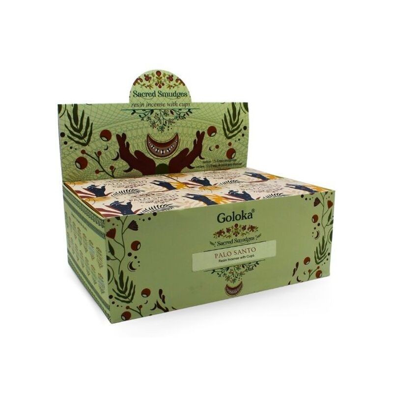 Goloka - Palo Santo Resin Charcol Smudge Sambrani - 6 Cups