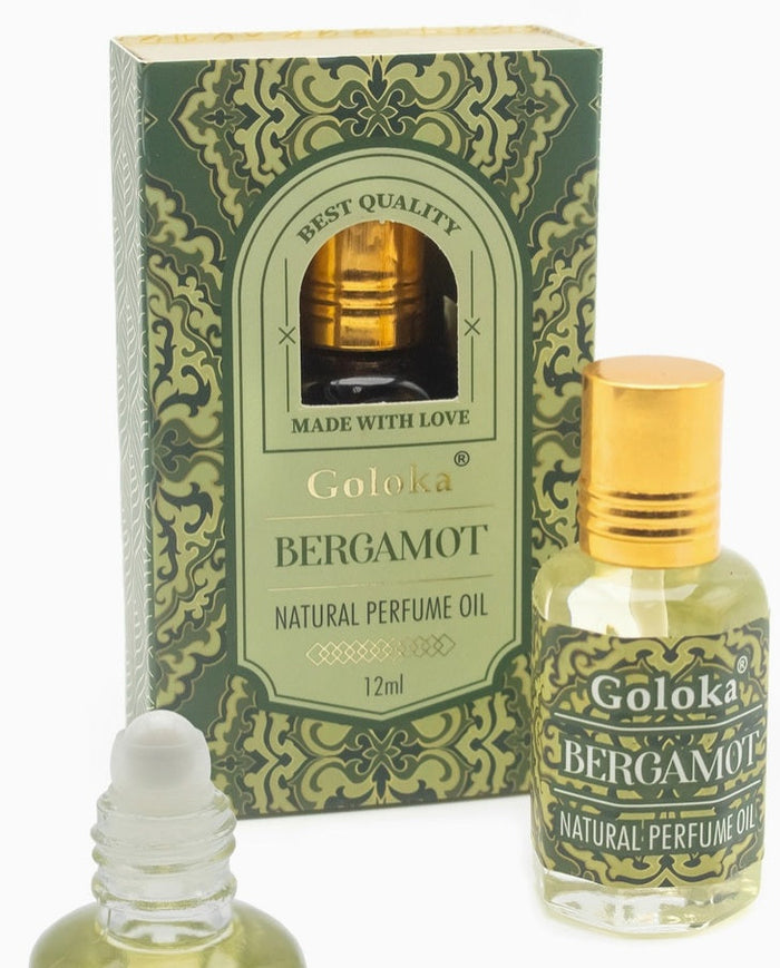 Goloka Bergamot Natural Perfume Oil (Attar) 12 ml