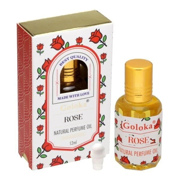 Goloka - Rose Natural Perfume Oil (Attar) 12 ml