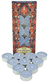 Goloka - Rich Lavender 10pk, 11g Tea Light Candle