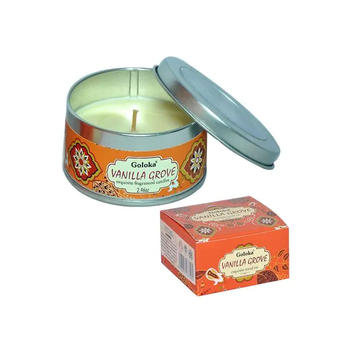 Goloka - Vanilla Grove Travel Tin Candle - 2.4 oz