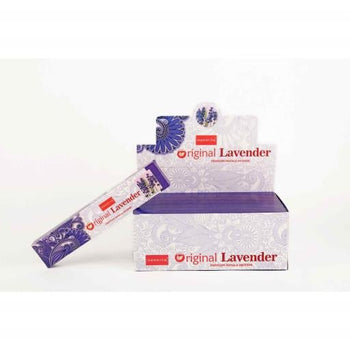 Nandita - Lavender Incense Natural & Organic Hand-rolled Masala Incense Sticks 15g