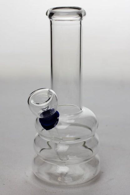 Clear 6" Glass Water Bong