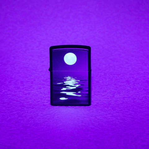 Zippo Lighter - Moon Sunset Design