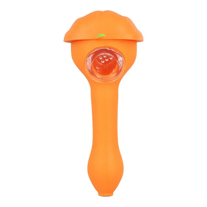 5" Pumpkin Silicone Hand Pipe