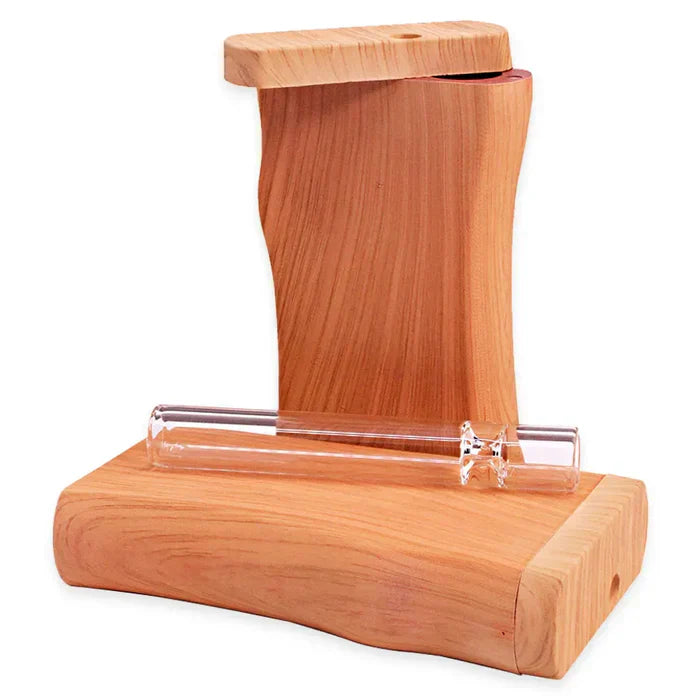 4" Wood Dugout w/ Glass Bat