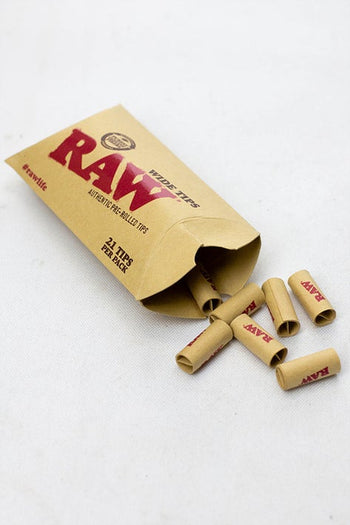 RAW Rolling paper pre-rolled wide filter tips