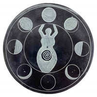 ZenN - Goddess Moon w/ Moon Cycle Round Ash Catcher